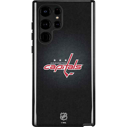 NHL Washington Capitals Black Background Galaxy S25 Ultra Impact Case